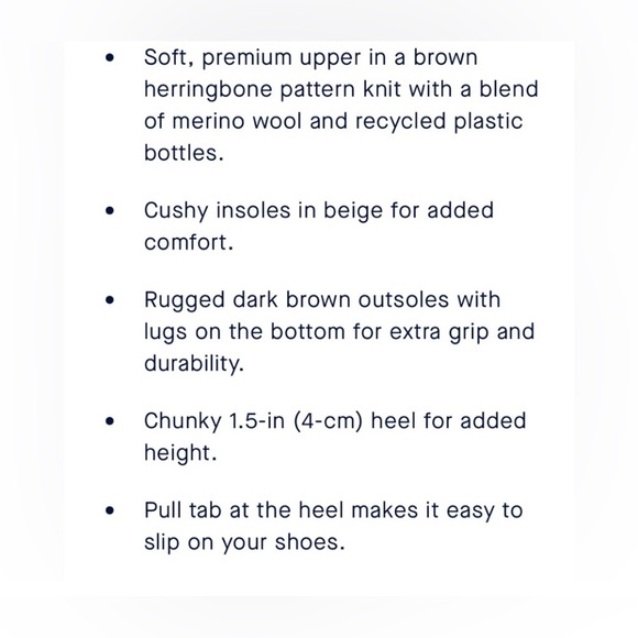 New Rothy's The Lug Loafer Merino Wool Knit Brown Herringbone Size 10.5 Chunky - Picture 12 of 13